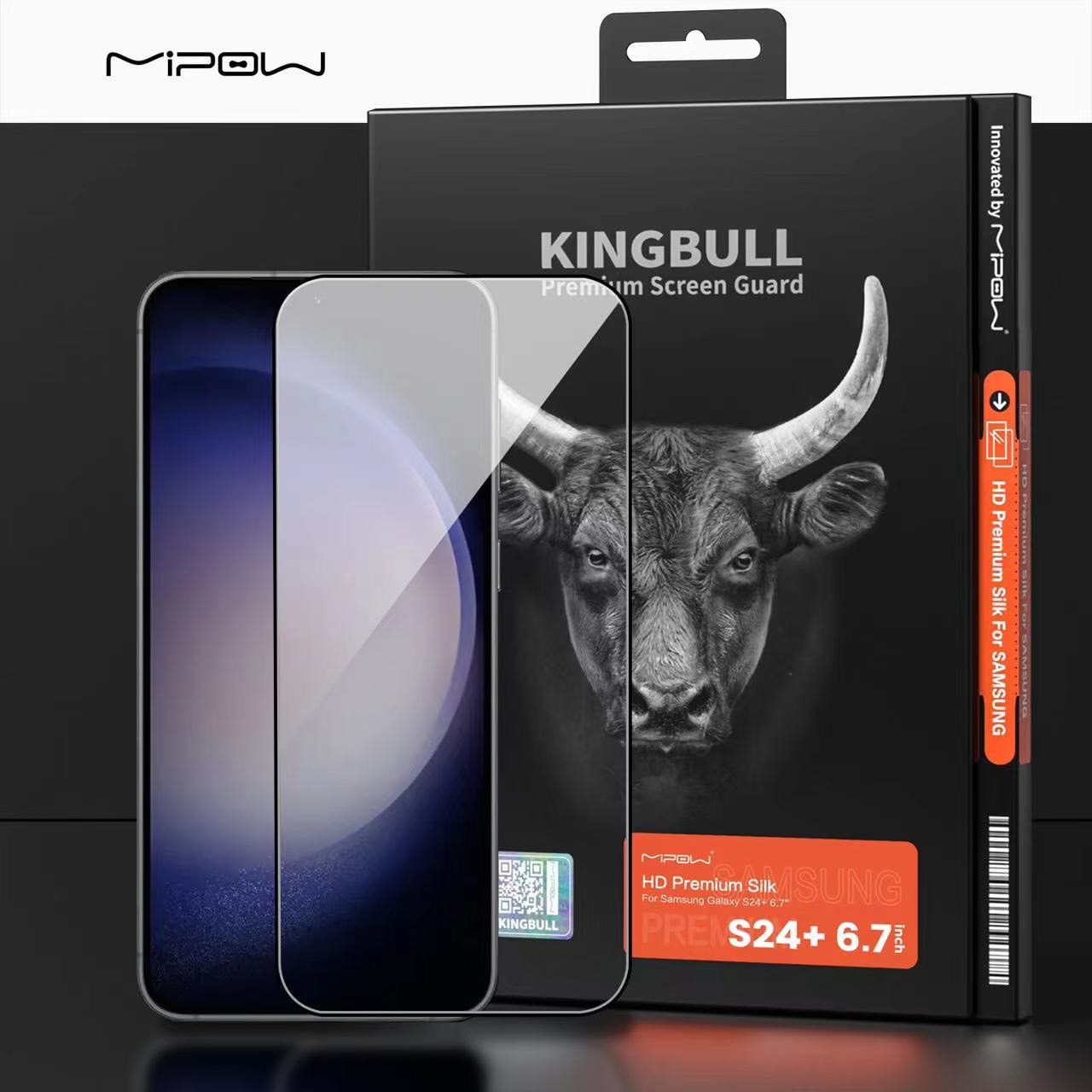 Cường lực Mipow Kingbull Samsung Galaxy Ultra 6.8 inch / Samsung Galaxy S24 Plus 6.7 inch / Samsung Galaxy S24 6.2 inch HD Premium Silk - BJS24U - Mipow Việt Nam