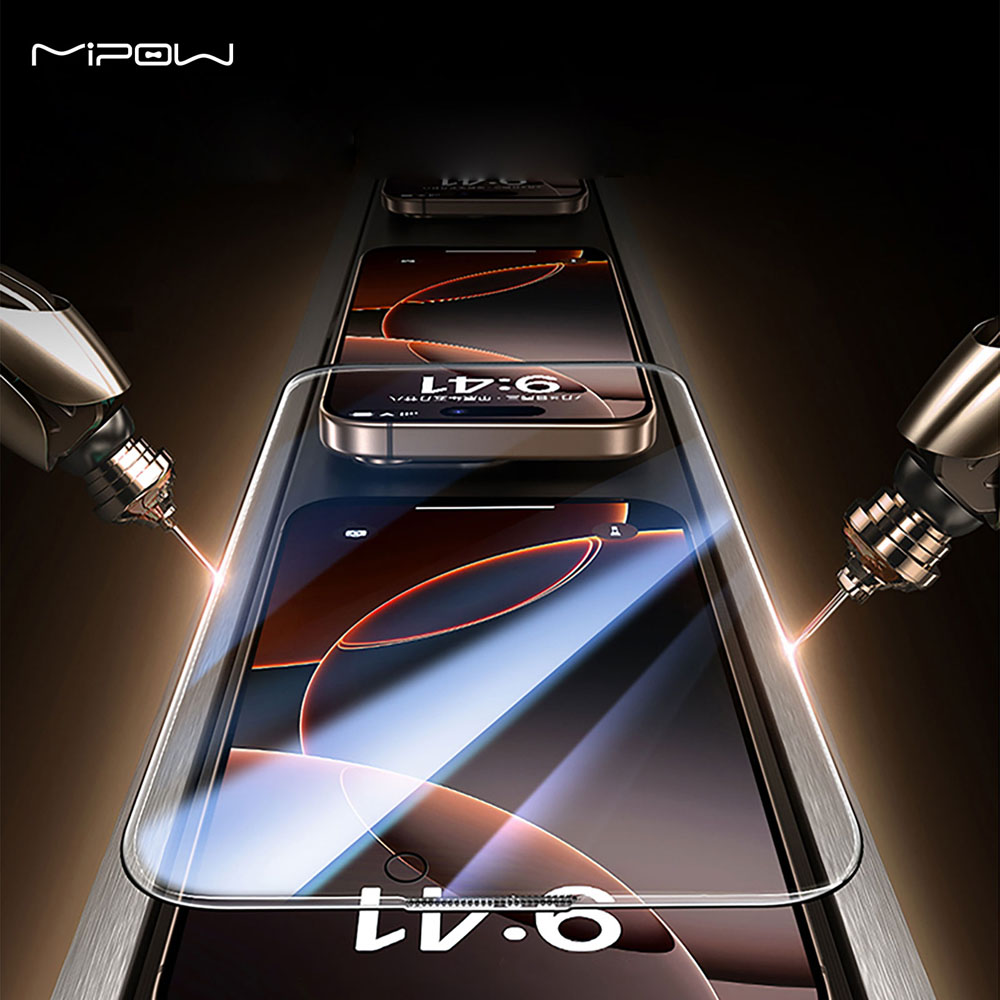 Cường lực không viền MiPow Kingbull Ultra Clear Protector iPhone 16 Series - Mipow Việt Nam