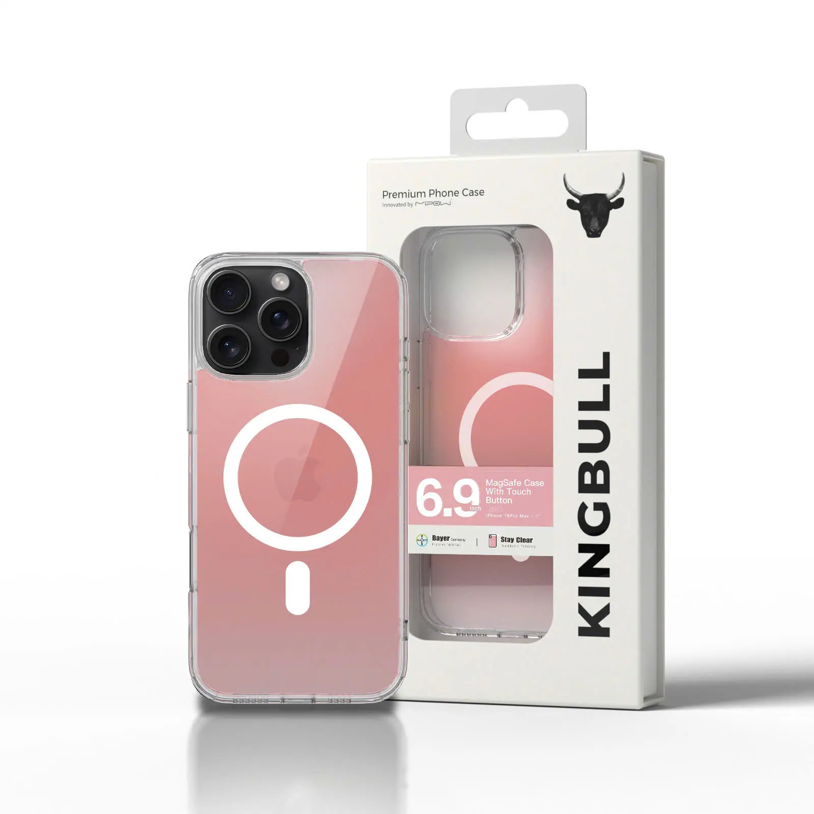 Ốp lưng Mipow Premium MagSafe Case - Crystal Shinny for iPhone 16 Series - Mipow Việt Nam