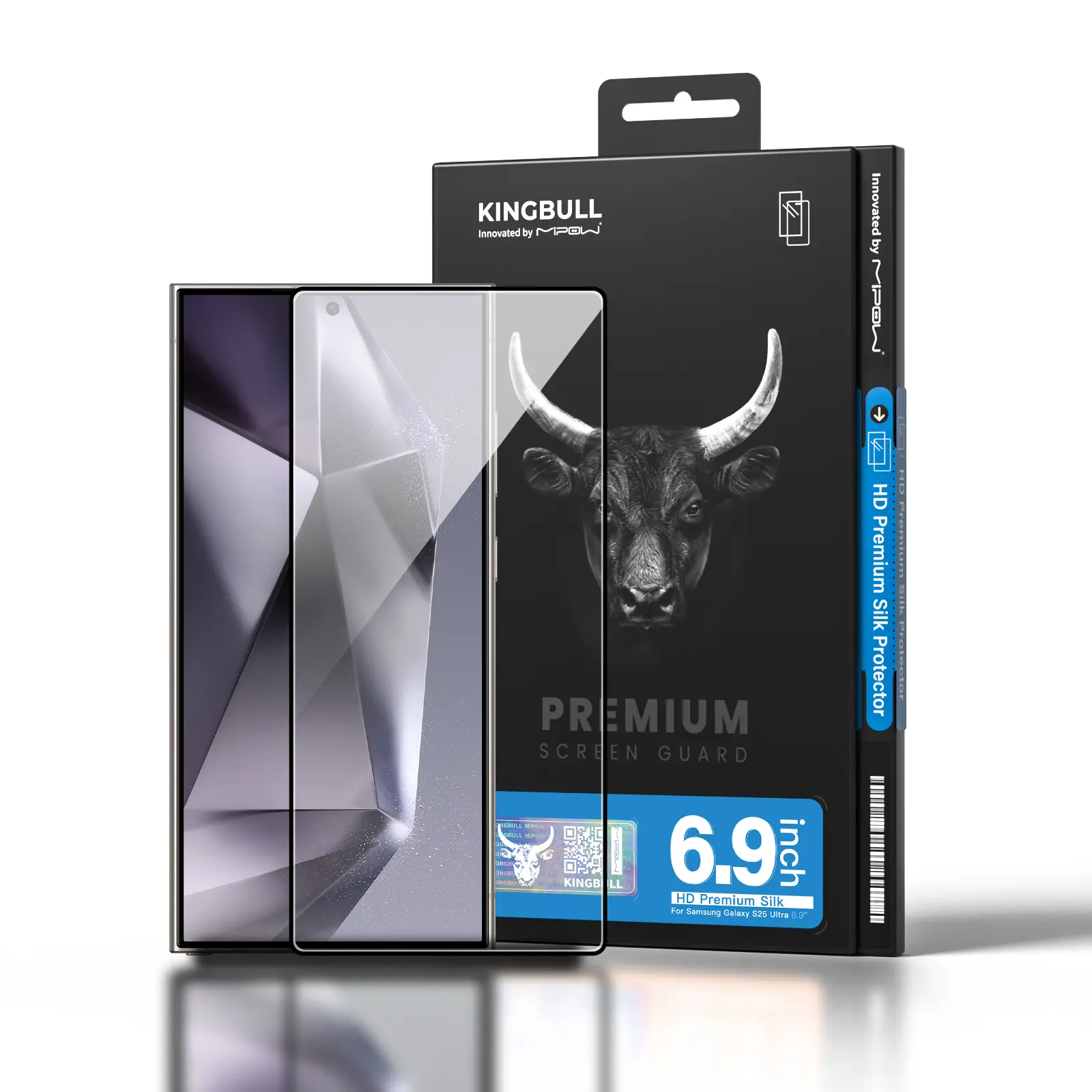 Kính cường lực Mipow Kingbull HD Premium Silk for Samsung Galaxy S25 Series - Mipow Việt Nam