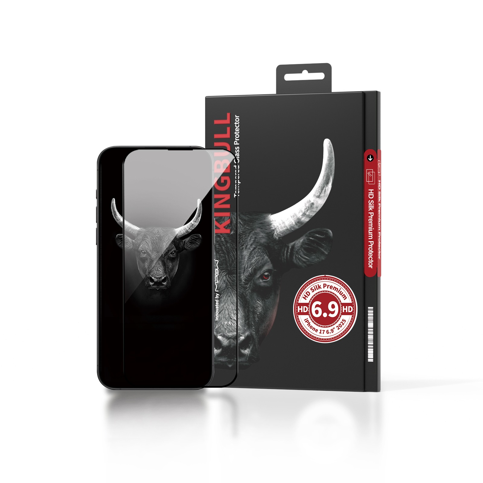 Cường Lực Trong Suốt Mipow Kingbull HD Silk Premium iPhone 17 Series