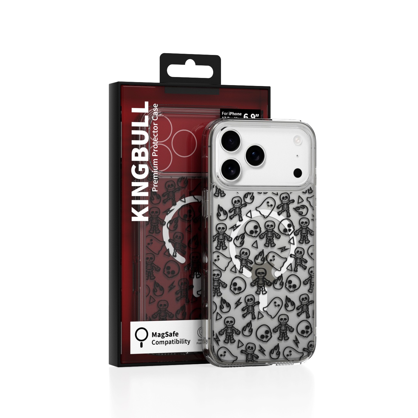 Ốp Lưng Magsafe Mipow Kingbull ViralX iPhone 17 Series 2025 Ghost Adventure