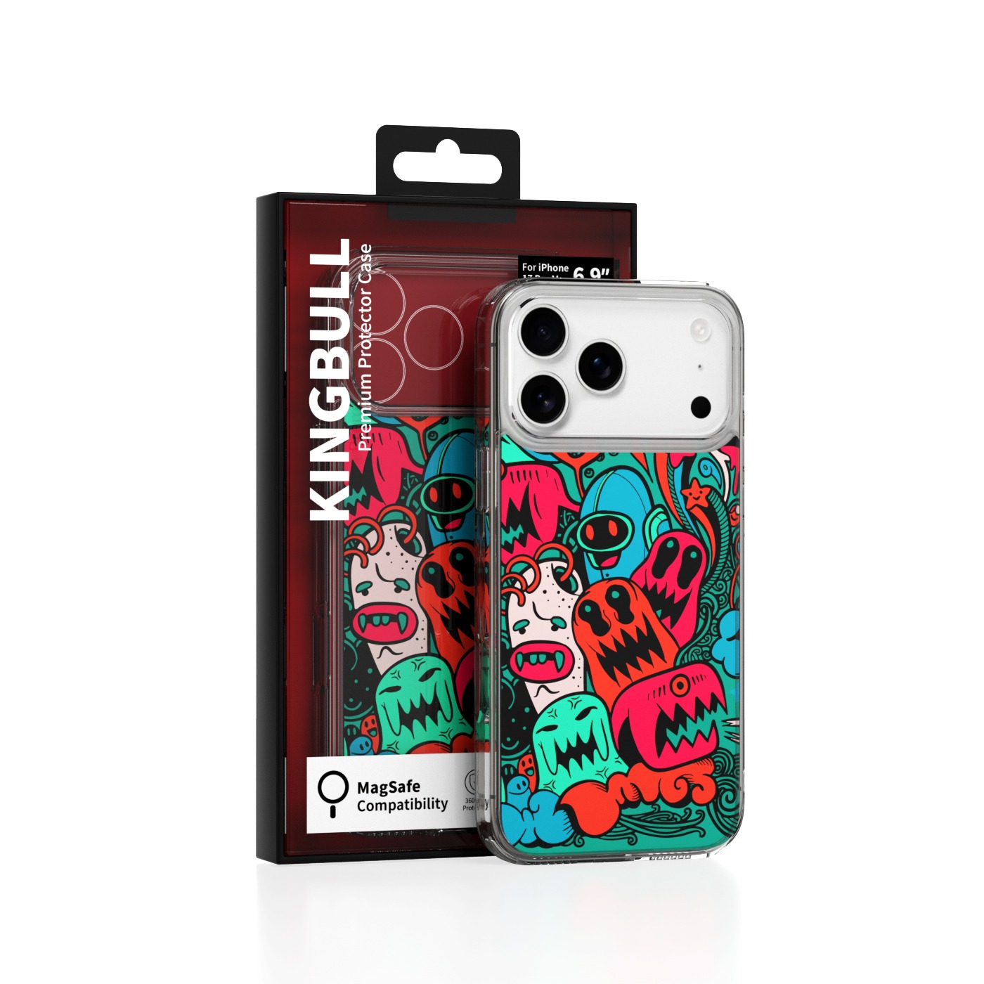 Ốp Lưng Magsafe Mipow Kingbull ViralX iPhone 17 Series 2025 Monster Party