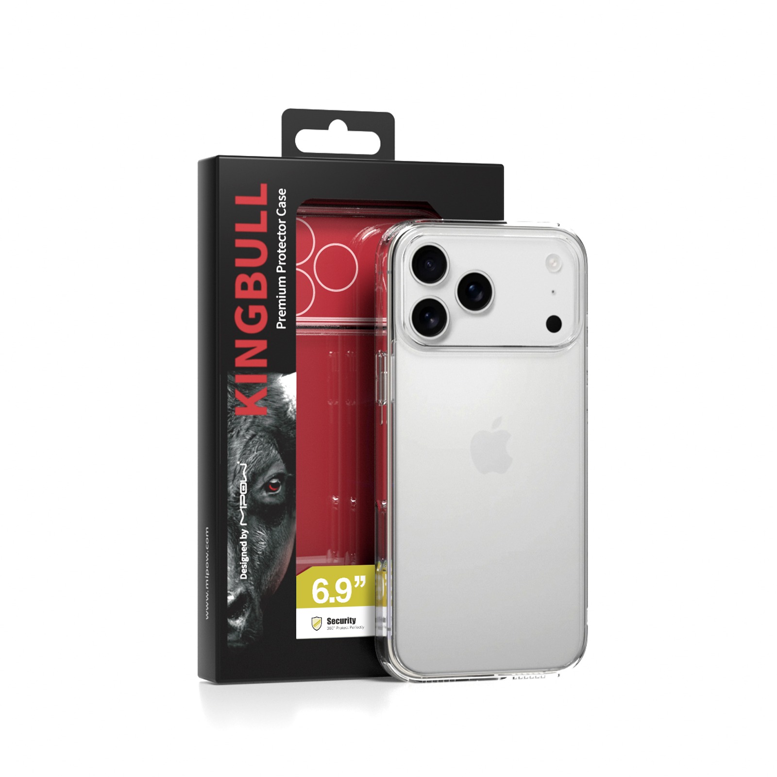 Ốp Lưng Mipow Kingbull Soft TPU Transparent Cho iPhone 17 Series