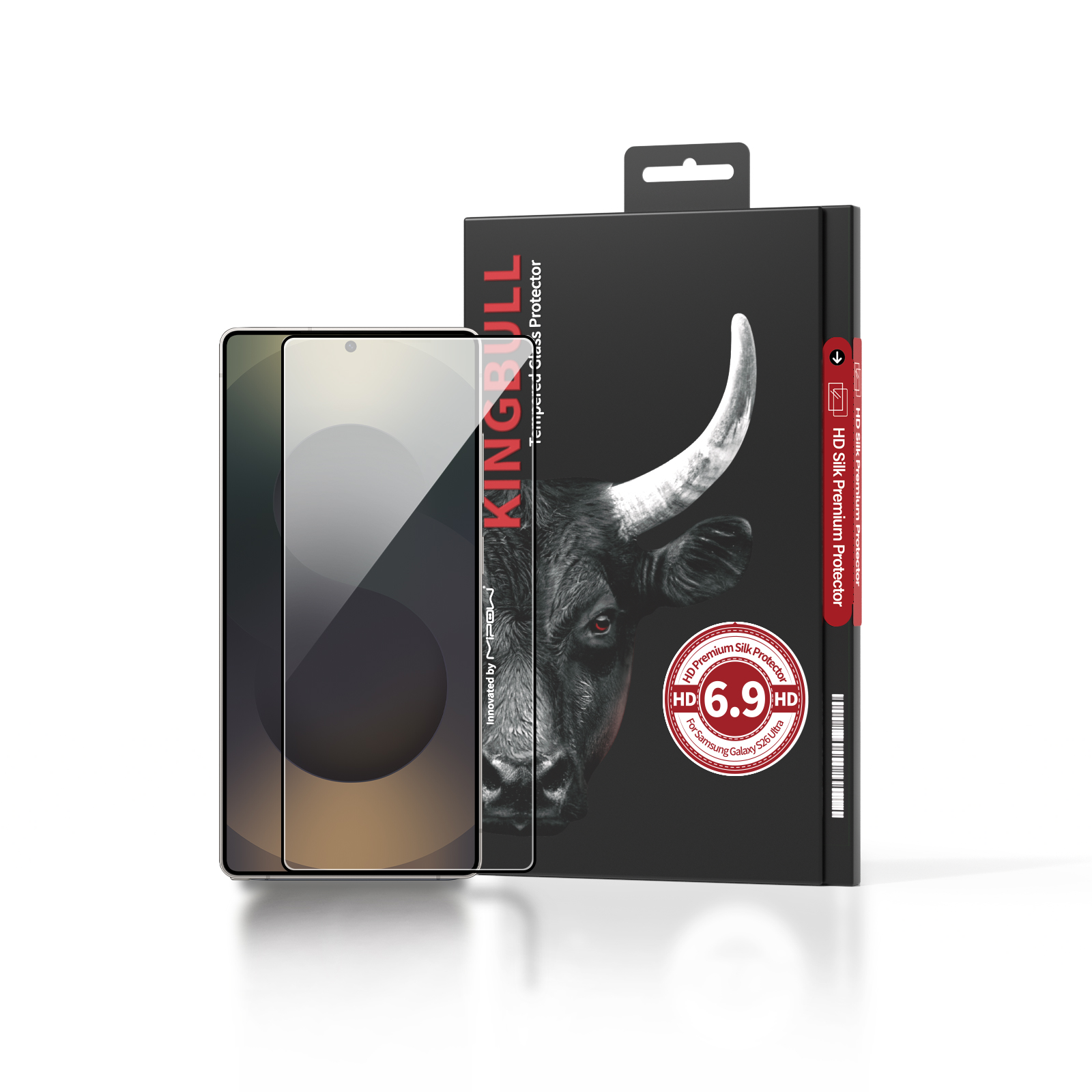 Kính Cường Lực Mipow Kingbull HD Premium Silk Cho Samsung Galaxy S26 Series