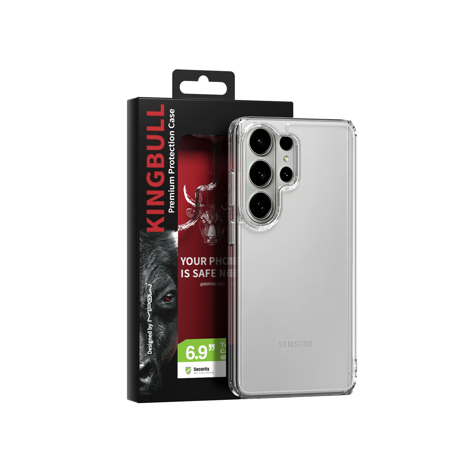 Ốp lưng Mipow Tempered Transparent (Bayer Germany) Cho Samsung Galaxy S26 Ultra