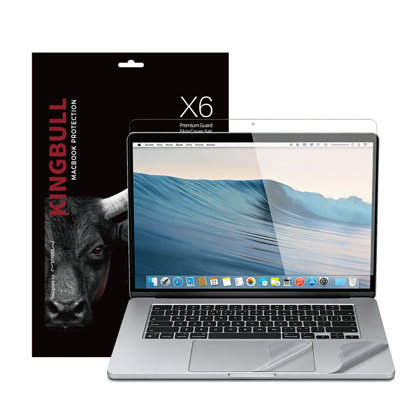 Bộ Dán MiPow Kingbull MacShield 3M 6 IN 1 Cho MacBook Air 13.6 Inch